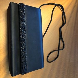 Preston and York Black evening handbag